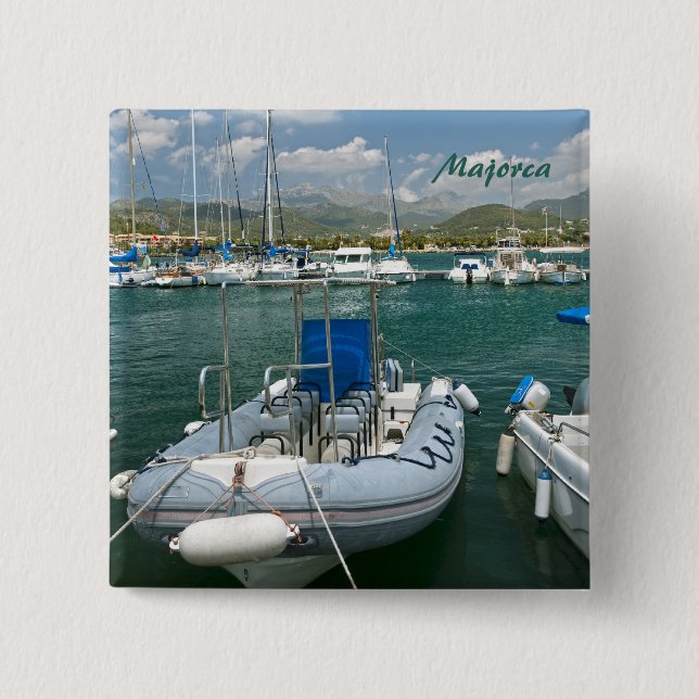 Mallorca-Knopf Button (Vorderseite)