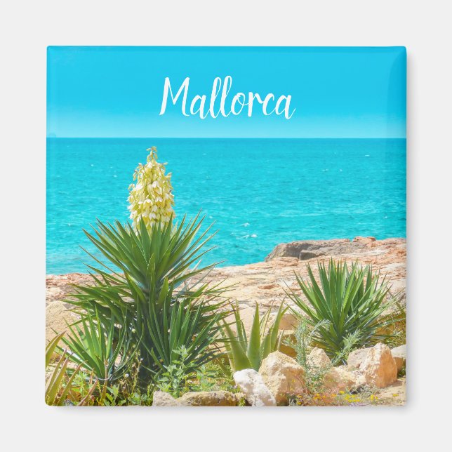 Mallorca Küste Souvenir Magnet (Vorne)