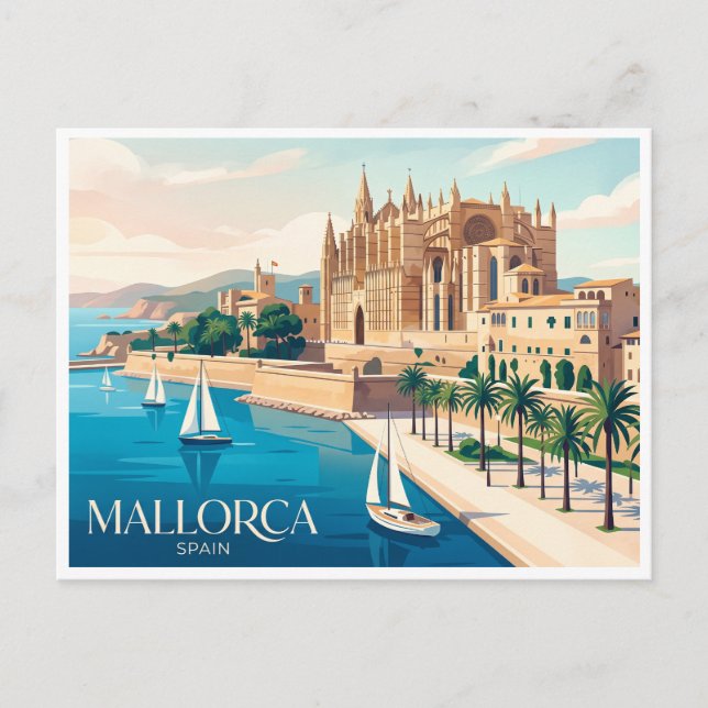 Mallorca Palma Spanien Postkarte (Vorderseite)
