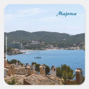 Mallorca Quadratischer Aufkleber