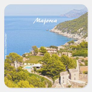 Mallorca Quadratischer Aufkleber