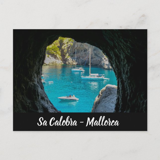 Mallorca Sa Calobra Bay Postkarte (Vorderseite)
