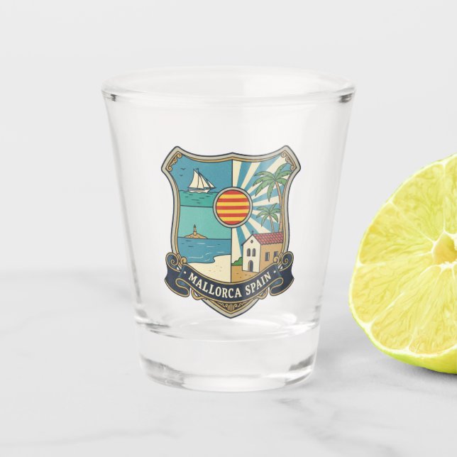 Mallorca Schnapsglas (Vorderseite)