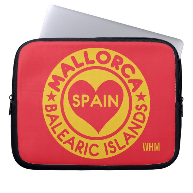 MALLORCA Spanien individuelle Laptop-Ärmel Laptopschutzhülle (Vorderseite)