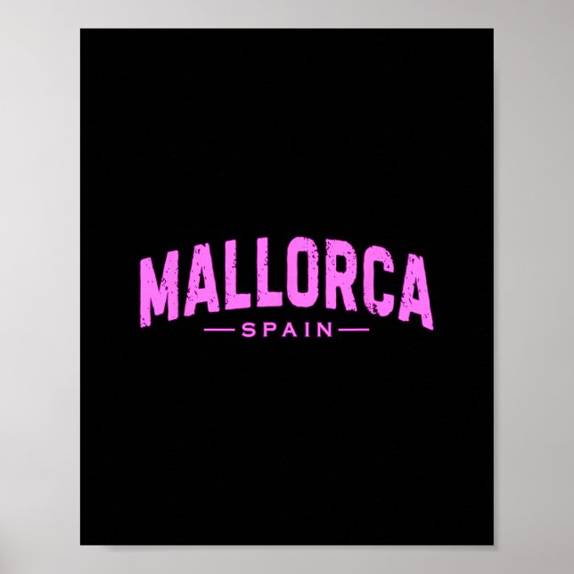 Mallorca Spanien Learic Inseln Urlaub Sommer Stran Poster (Vorne)