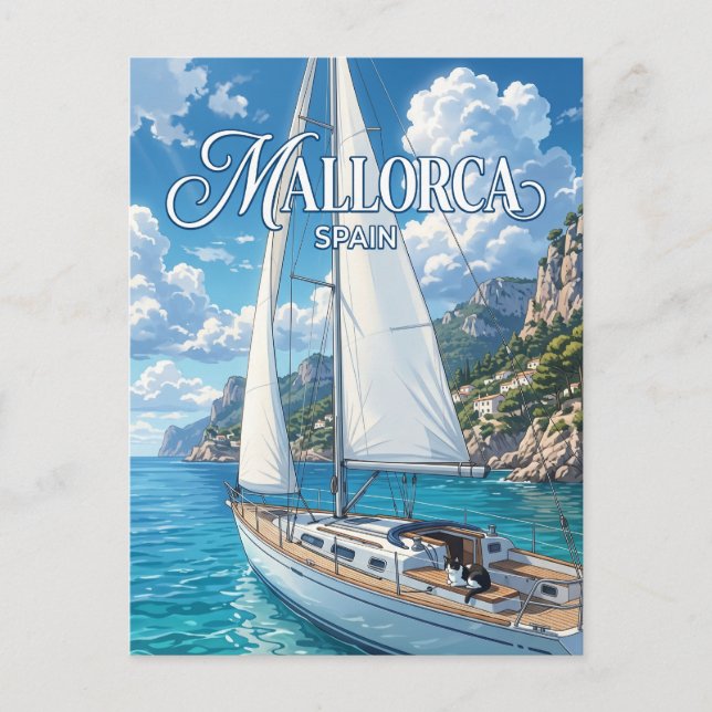 Mallorca Spanien Postkarte (Vorderseite)