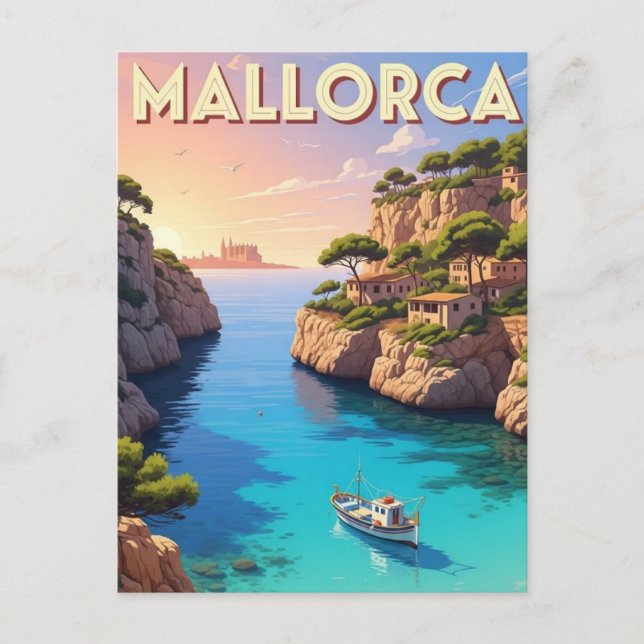 Mallorca Spanien Reise Postkarte (Vorderseite)