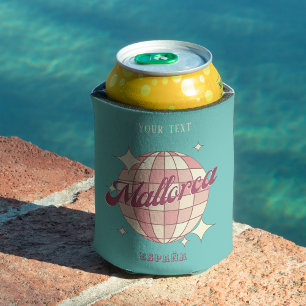 Mallorca Spanien Rosa blaues Party Dosenkühler