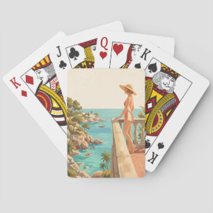 Mallorca Spanien Spielkarten-Deck Vintage Reise Spielkarten