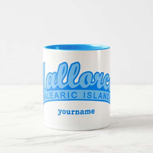 MALLORCA Spanien Tasse für Monogramme (Mittel)