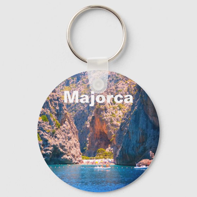 Mallorca, Spanien Torrent de Pareis Travel Souveni Schlüsselanhänger (Vorderseite)