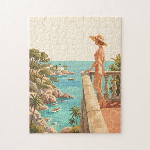 Mallorca Spanien Vintage-Reisepuzzle