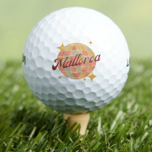 Mallorca Stadt Spanien Retro Golfplatz Golfball