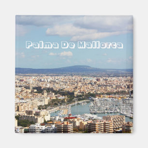 Mallorca-Stadtbild Magnet