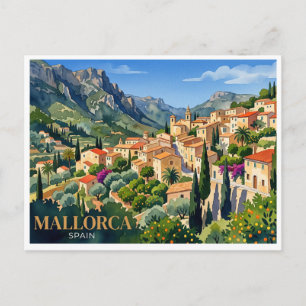 Mallorca Valldemossa Spanien Postkarte