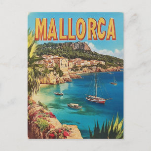 Mallorca Vintag Postkarte