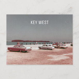 Mallory Dock Key West 1960er Jahre Vintage Postkarte