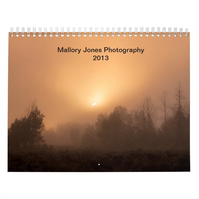 Mallory Jones Fotografie 2013 Kalender (Titelbild)