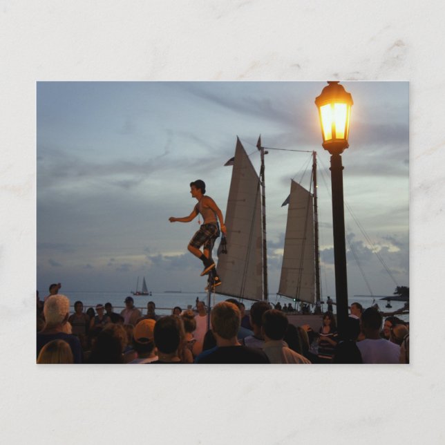 Mallory Square Postkarte (Vorderseite)