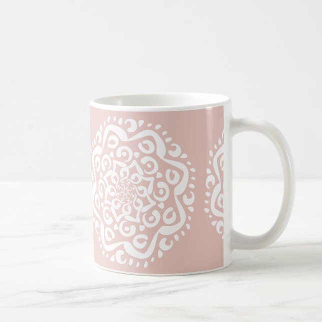 Mallow Mandala Kaffeetasse (Rechts)