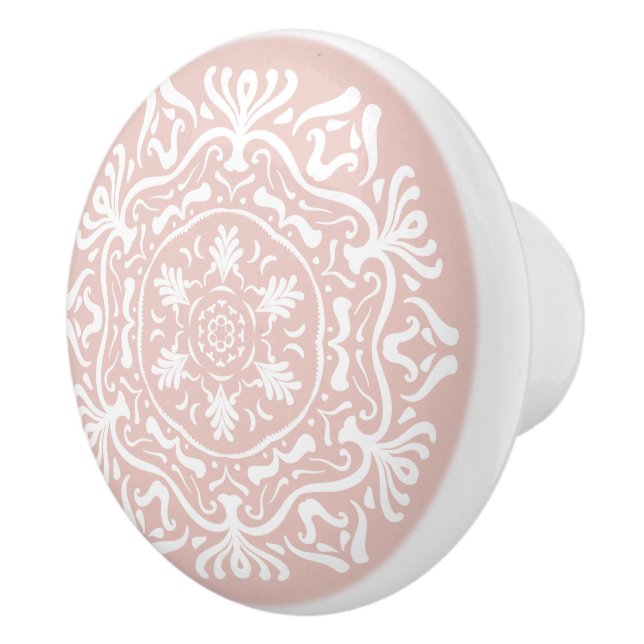 Mallow Mandala Keramikknauf (Rechts)