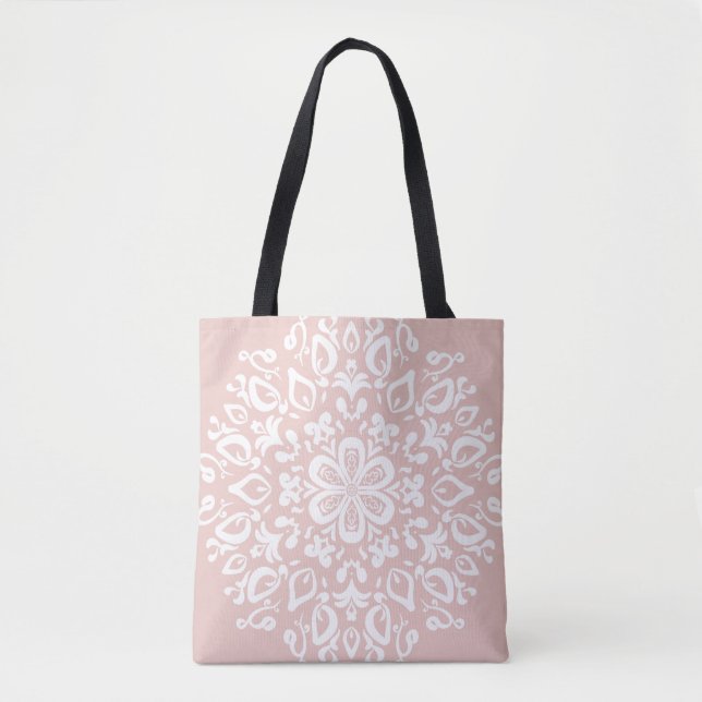 Mallow Mandala Tasche (Vorderseite)