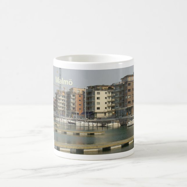 Malmö Schweden Kaffeetasse (Mittel)