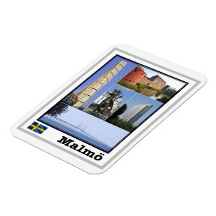 Malmö - Schweden - Mosaik - Magnet