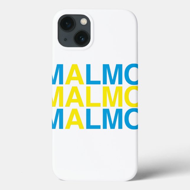 MALMO Schwedische Flagge Case-Mate iPhone Hülle (Rückseite)