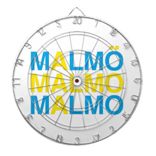 MALMO Schwedische Flagge Dartscheibe