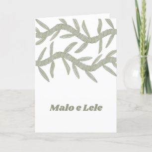 Malo e Lele Dankeskarte