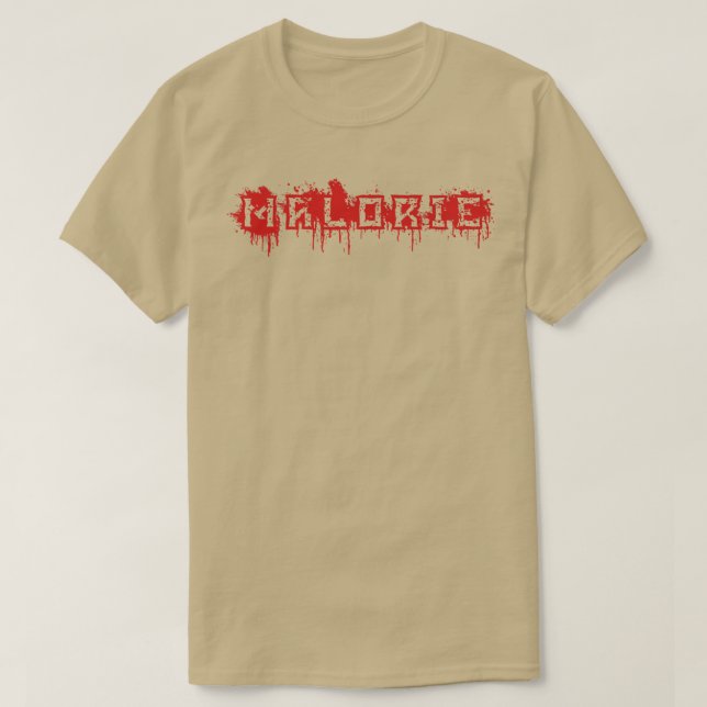 Malorie - Vorname Halloween Costume Personalize T-Shirt (Design vorne)