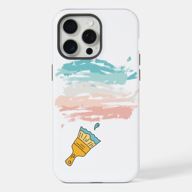Malpinsel iPhone 15 Pro Max Hülle (Rückseite)