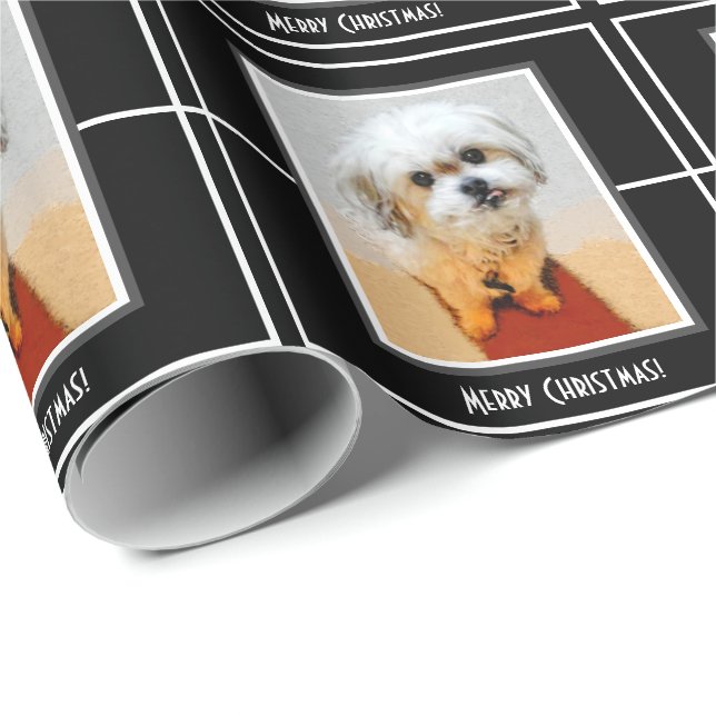 Malshi Christmas Wrapping Paper Geschenkpapier (Rolleneckpunkt)