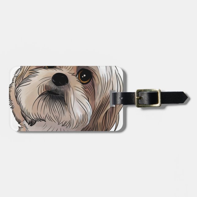 Malshi Mal-shi Gepäckanhänger (Vorderseite horizontal)