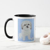 Malshi-Malbuch-Tasse mit Text