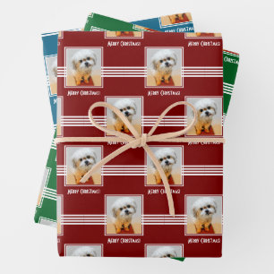 Malshi Weihnachtspapier Bogen Geschenkpapier Set