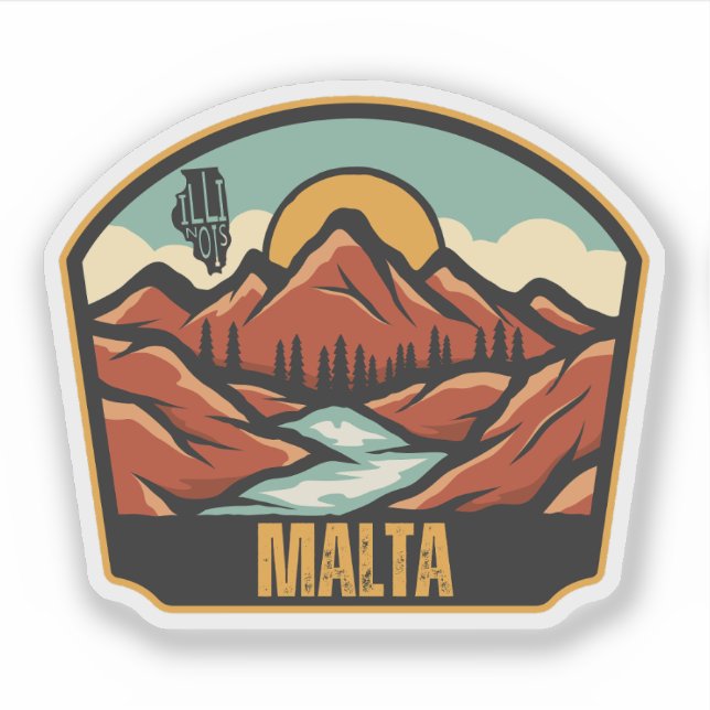 Malta, Aufkleber (Vorderseite)
