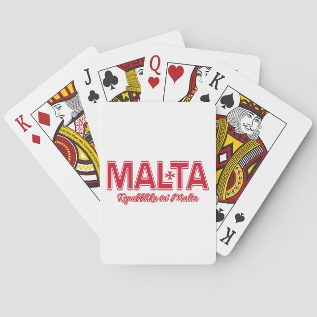 MALTA benutzerdefinierte Spielkarten (Rückseite)