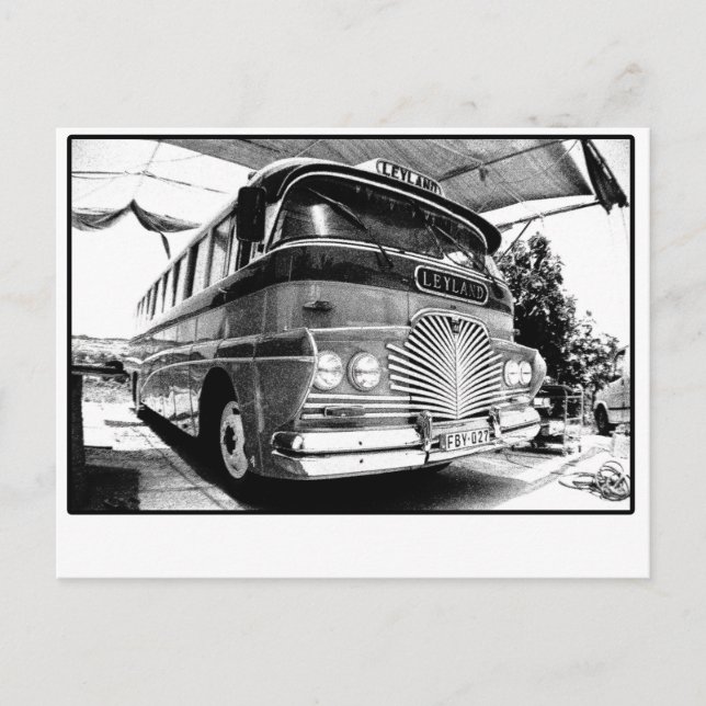 Malta Bus Postkarte (Vorderseite)