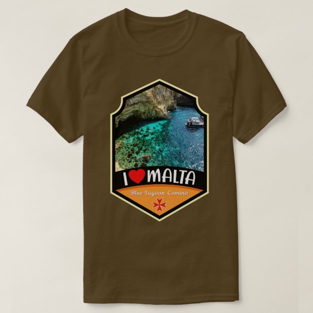 Malta Comino Island T-Shirt (Design vorne)