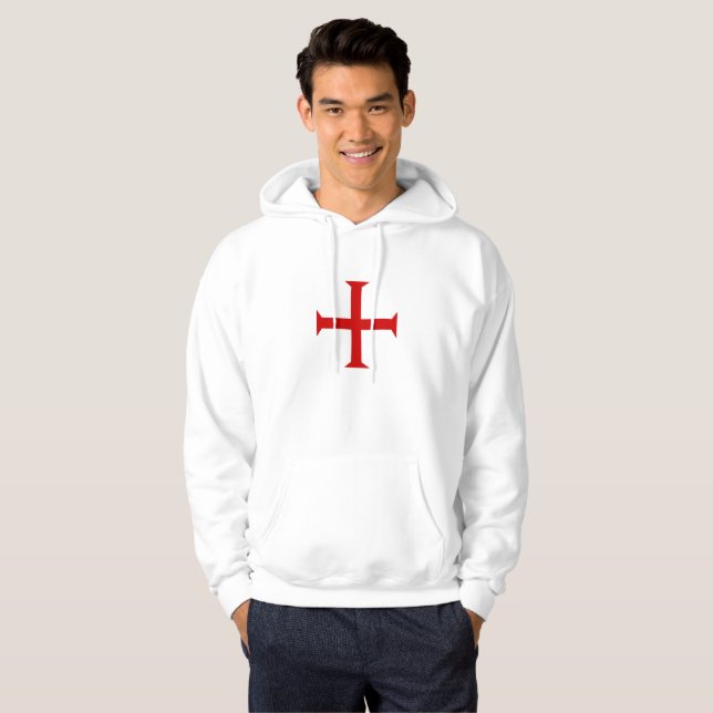 Malta des templar Ritter-roten Kreuzes teutonic Hoodie (Vorne ganz)