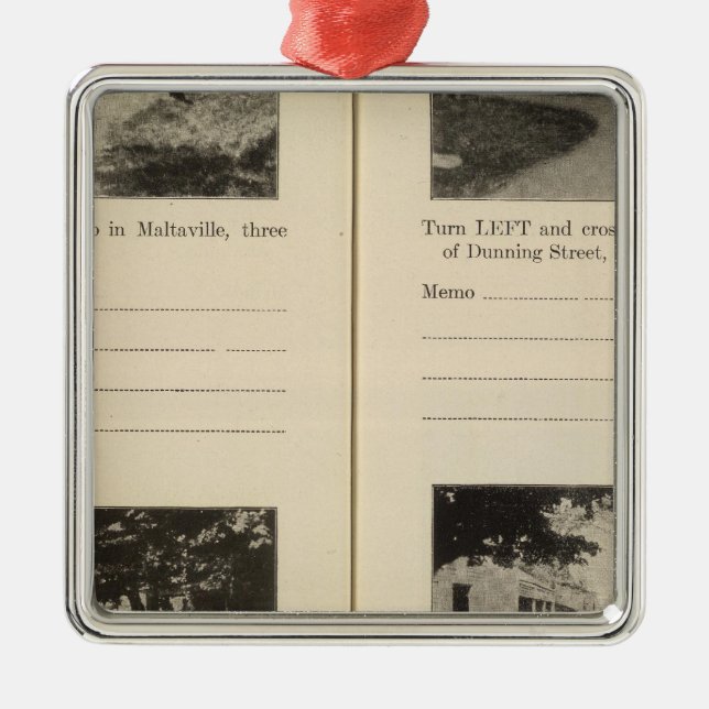 Malta Dunning St Silbernes Ornament (Vorne)