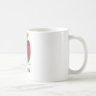 MALTA - Emblem/Wappen/Symbol/Flagge Kaffeetasse