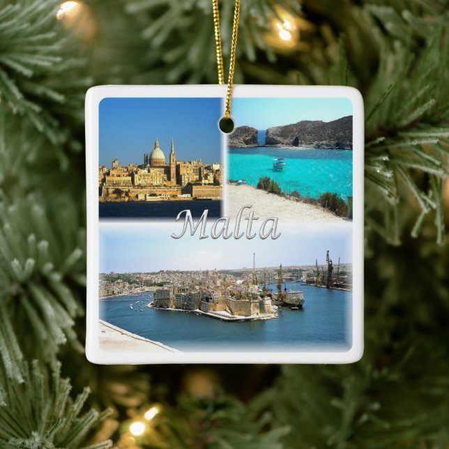 Malta, Europa, Keramikornament (Baum)