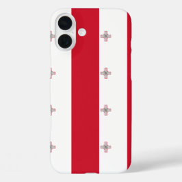 Malta Flag benutzerdefinierbar iPhone 16 Plus Hülle
