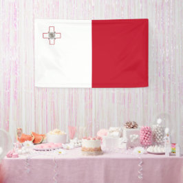 Malta-Flagge Banner
