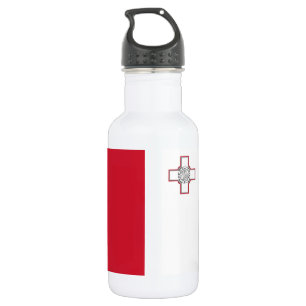 Malta-Flagge Edelstahlflasche