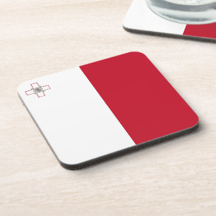 Malta-Flagge Getränkeuntersetzer