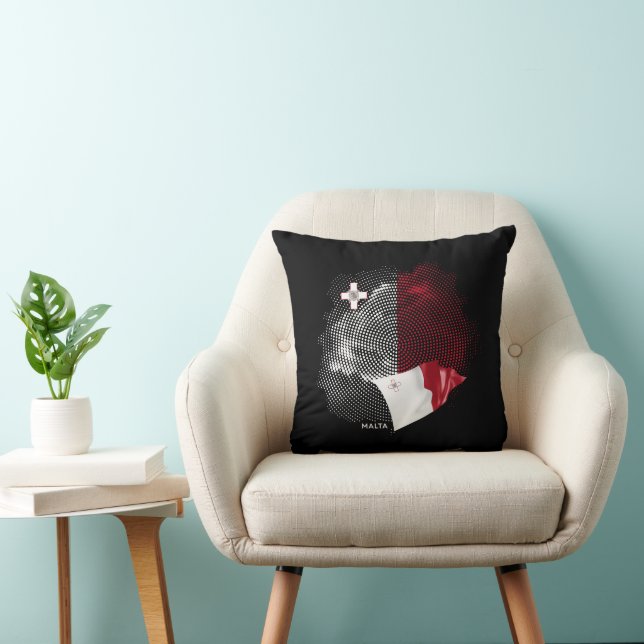 Malta-Flagge Kissen (Stuhl )